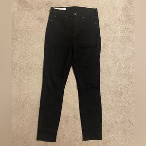 GAP True Skinny High Rise Pants - Black
